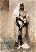 John Singer Sargent A beggarly girl oil painting